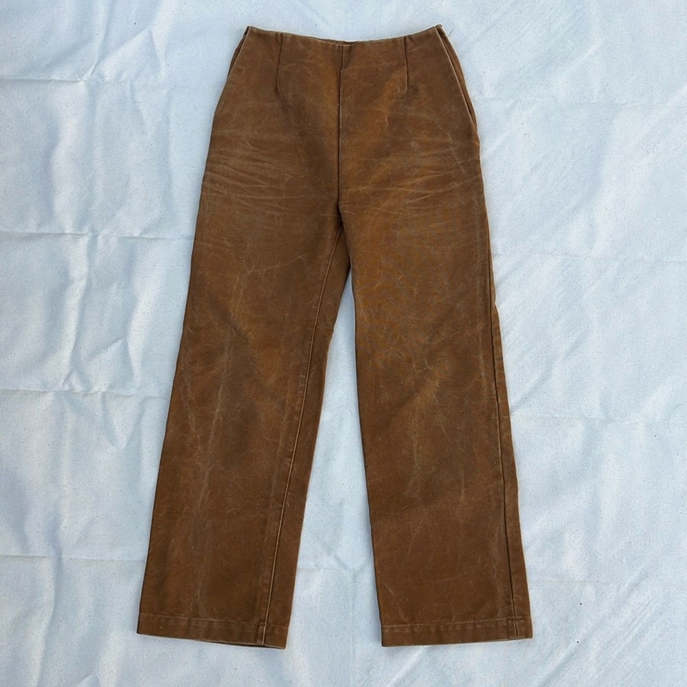 Winsome goods canvas trouser in brown